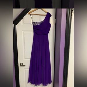 Purple gown